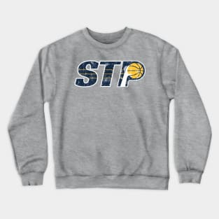 Setting The Pace Pinstripe Logo Crewneck Sweatshirt